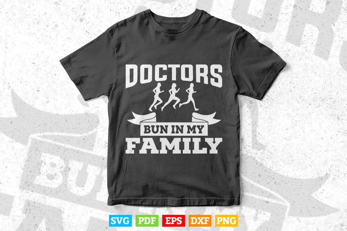 Proud Doctor Profession Runner Svg Png Files.