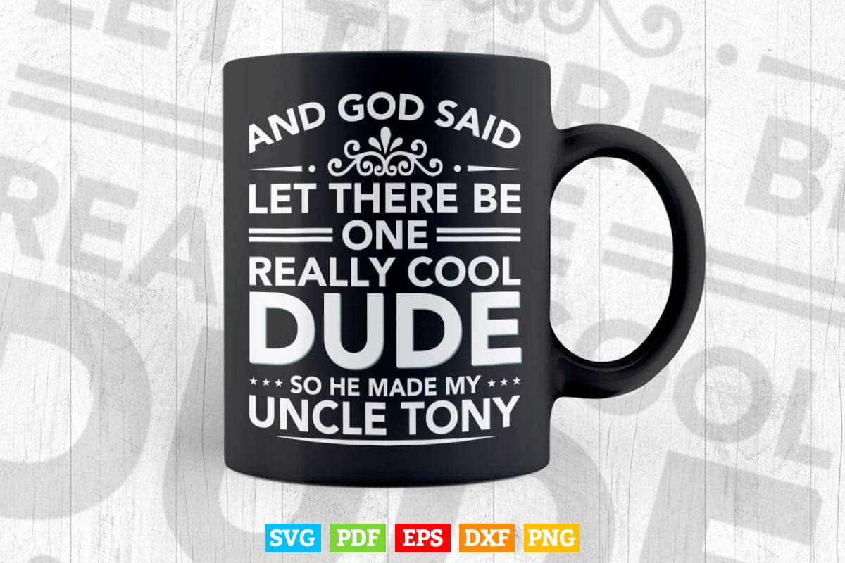 Really Cool Dude Funny Niece Nephew Svg Png Cut Files.