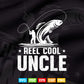 Reel Cool Uncle Fishing Daddy Father's Day Svg Png Cut Files.