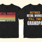 Retail Worker 25 Editable T-shirt Designs Bundle