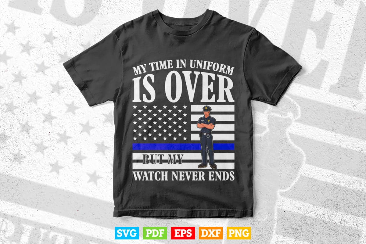 Retired Police Officer Retirement 2022 Law Enforcement Svg Digital Files.