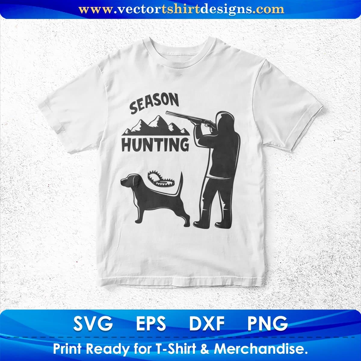 Season Hunting T shirt Design In Svg Png Cutting Printable Files