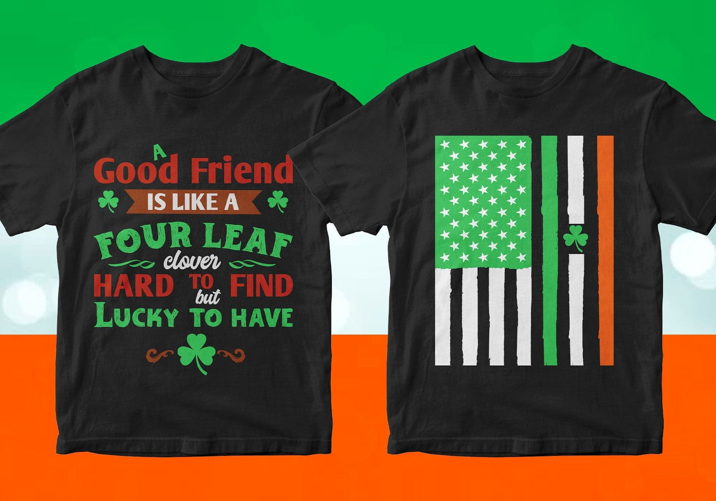 St Patrick's Day 50 Editable T shirt Designs Bundle Part 1