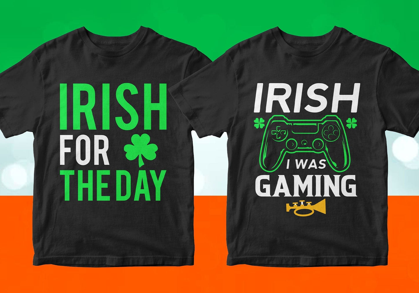 St Patrick's Day 50 Editable T shirt Designs Bundle Part 1