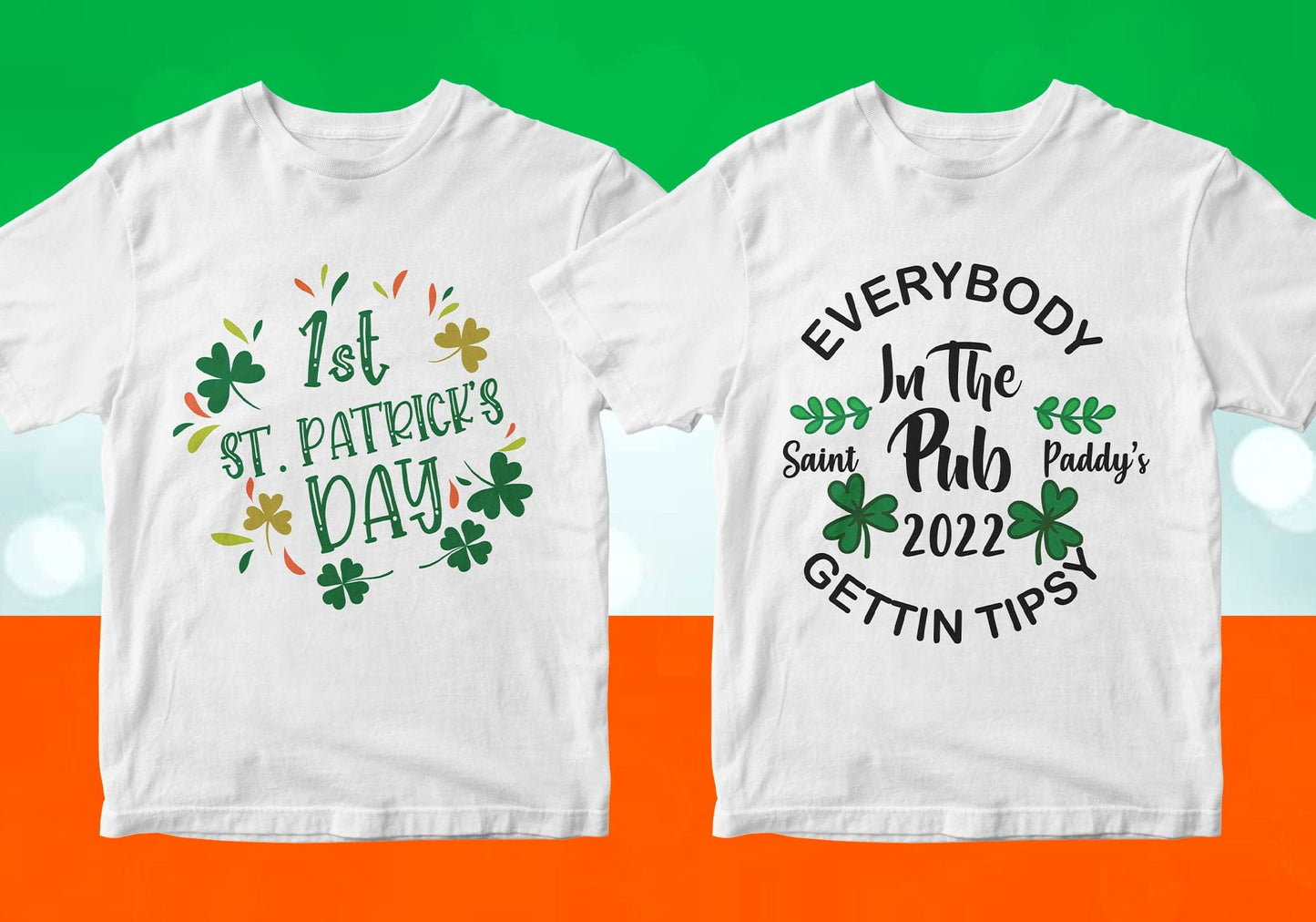 St Patrick's Day 50 T-shirt Designs Bundle Part 2
