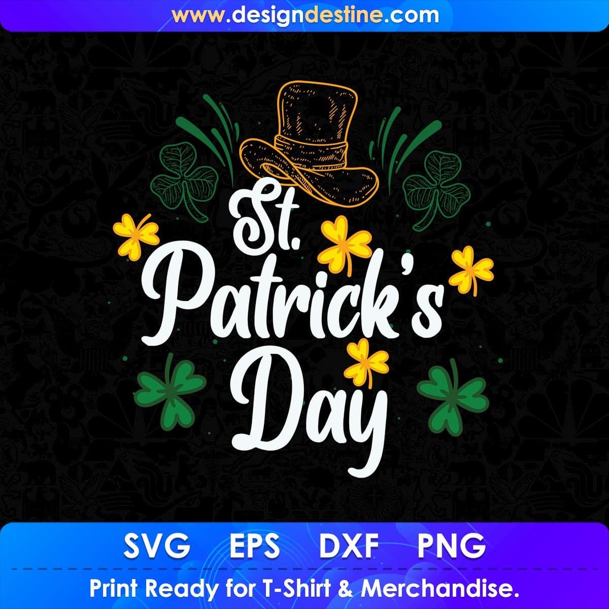 St Patrick’s Day T shirt Design In Svg Png Cutting Printable Files