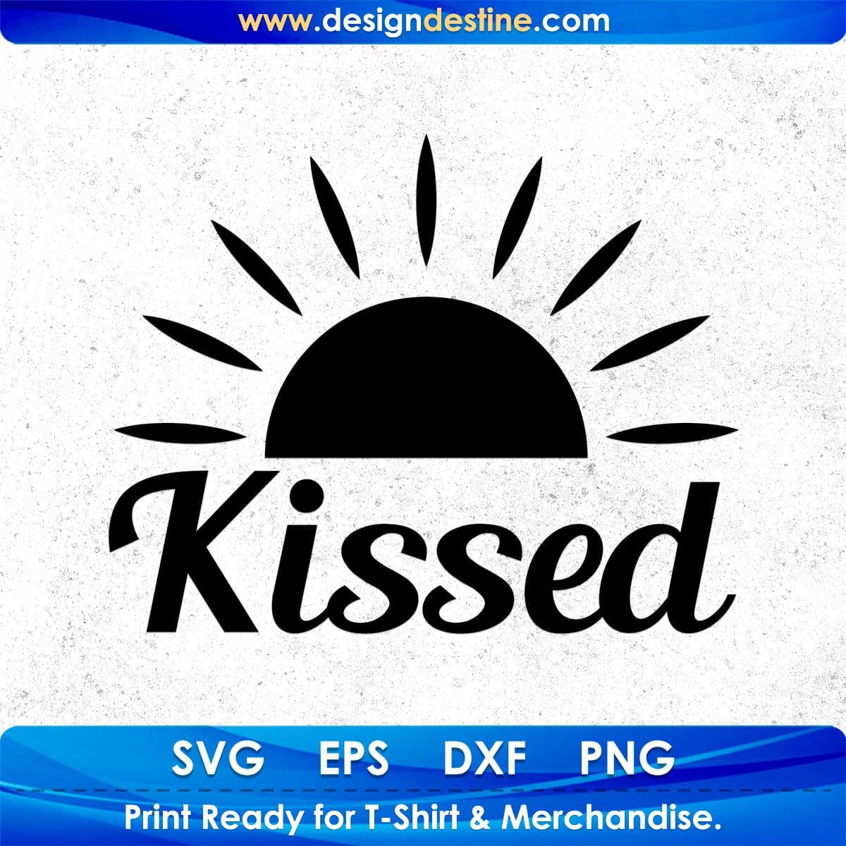 Sun Kissed Summer T shirt Design In Svg Png Cutting Printable Files