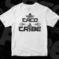 Taco Tribe Cinco De Mayo T shirt Design In Ai Svg Printable Files