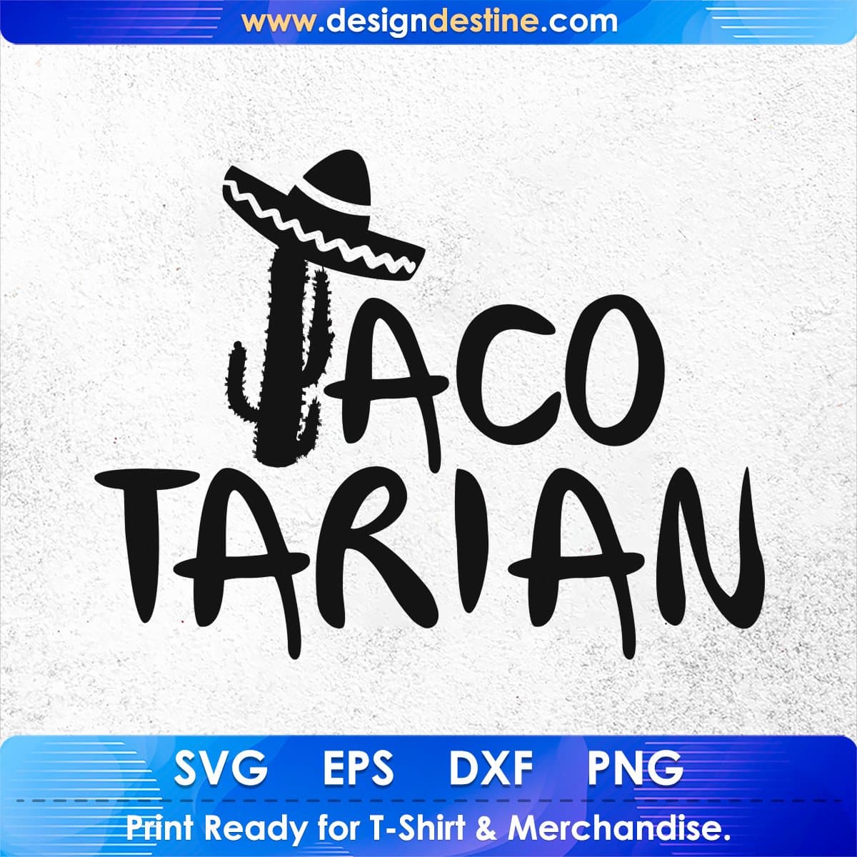 Tacotarian Cinco De Mayo T shirt Design In Ai Svg Printable Files