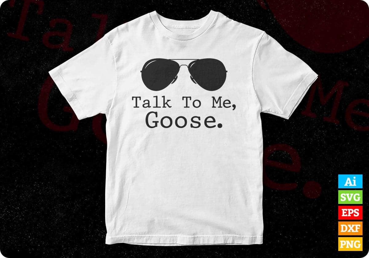 Talk To Me Goose Summer Beach T shirt Design In Png Svg Cutting Printable Files