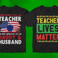 Teacher 25 Editable T-shirt Designs Bundle