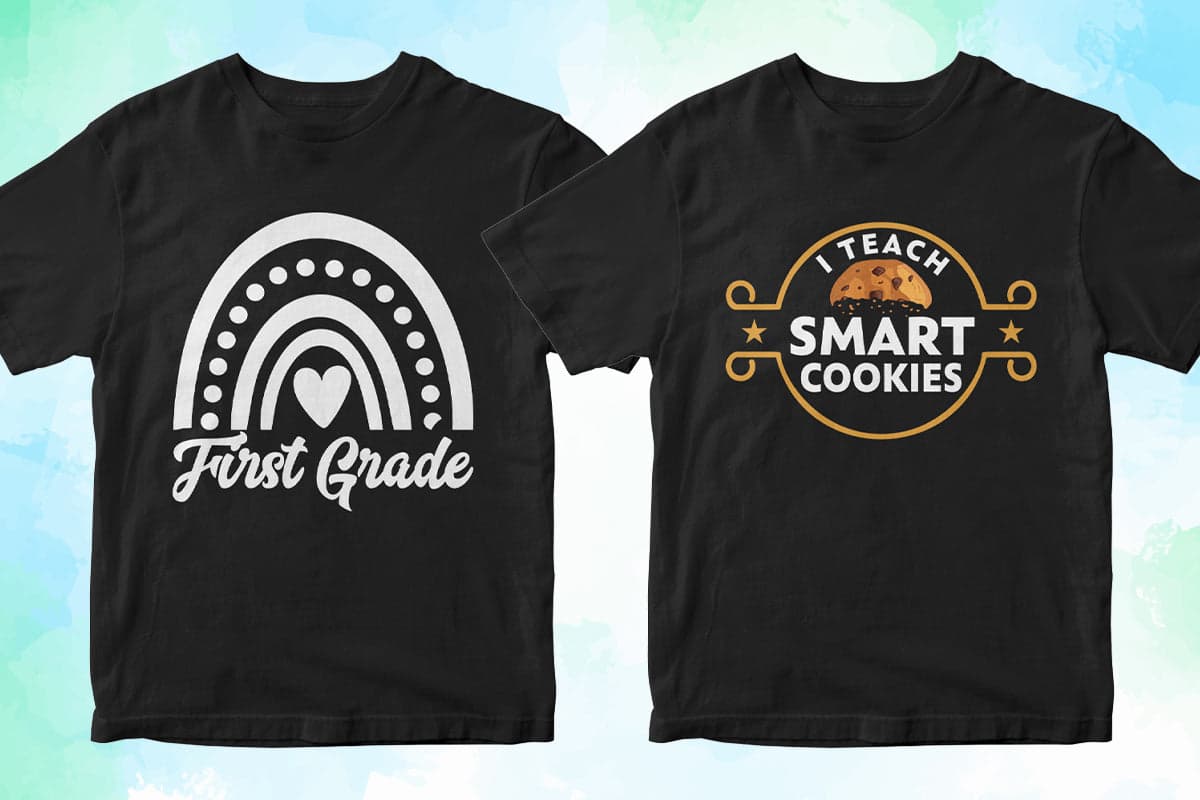 Teacher 50 Editable T-shirt Designs Bundle Part 3