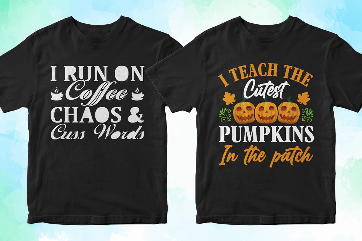 Teacher 50 Editable T-shirt Designs Bundle Part 3
