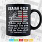 Thin Red Line Firefighter Cross Bible Verse American Flag Svg Digital Files.