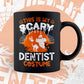 This Is My Scary Dentist Costume Happy Halloween Editable Vector T-shirt Designs Png Svg Files
