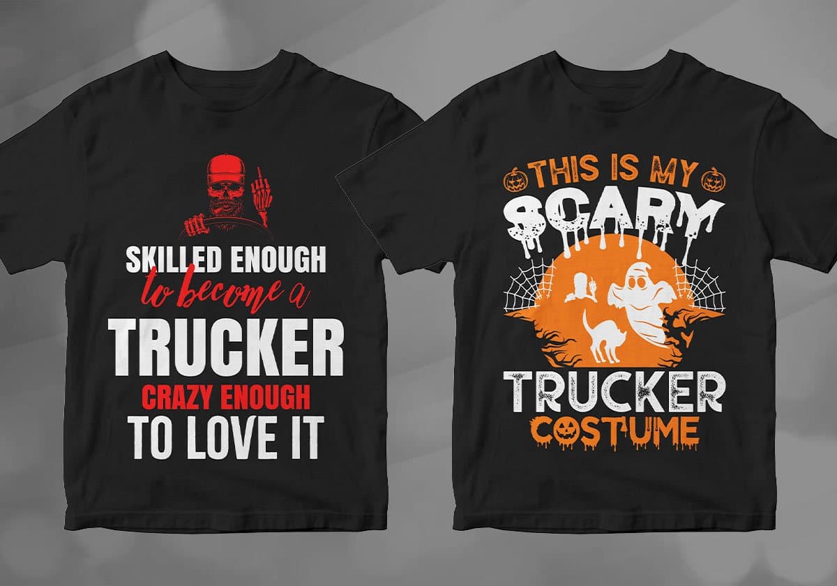 skilled enough to become a trucker crazy enough to love it, this is my scary trucker costume
