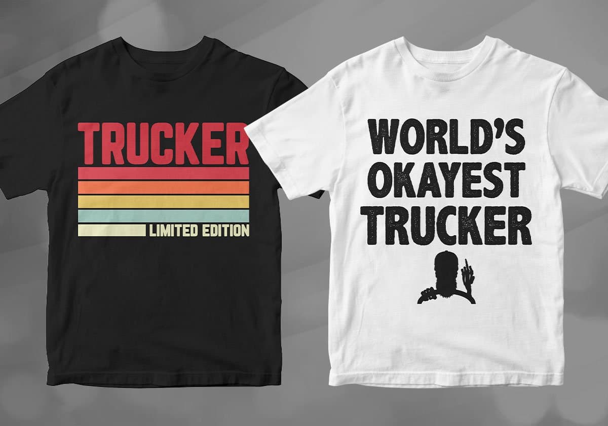 trucker limited edition, world's okayest trucker