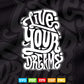 Typography Live Your Dreams Svg T shirt Design.