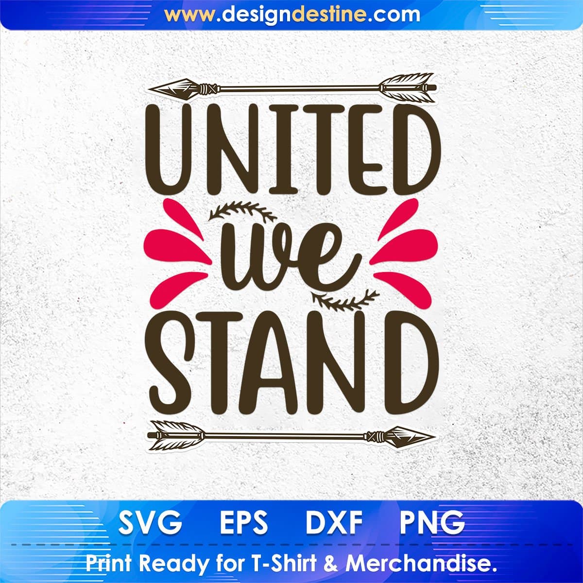 United We Stand 4th Of July T shirt Design In Svg Png Cutting Printable Files