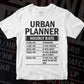 Urban Planner Hourly Rate Editable Vector T-shirt Design in Ai Svg Files