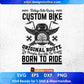 Vintage Auto Racing Custom Bike Original Route Editable T shirt Design In Ai Svg Printable Files
