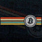 Vintage Line with Crypto Btc Bitcoin Editable Vector T-shirt Design in Ai Svg Files