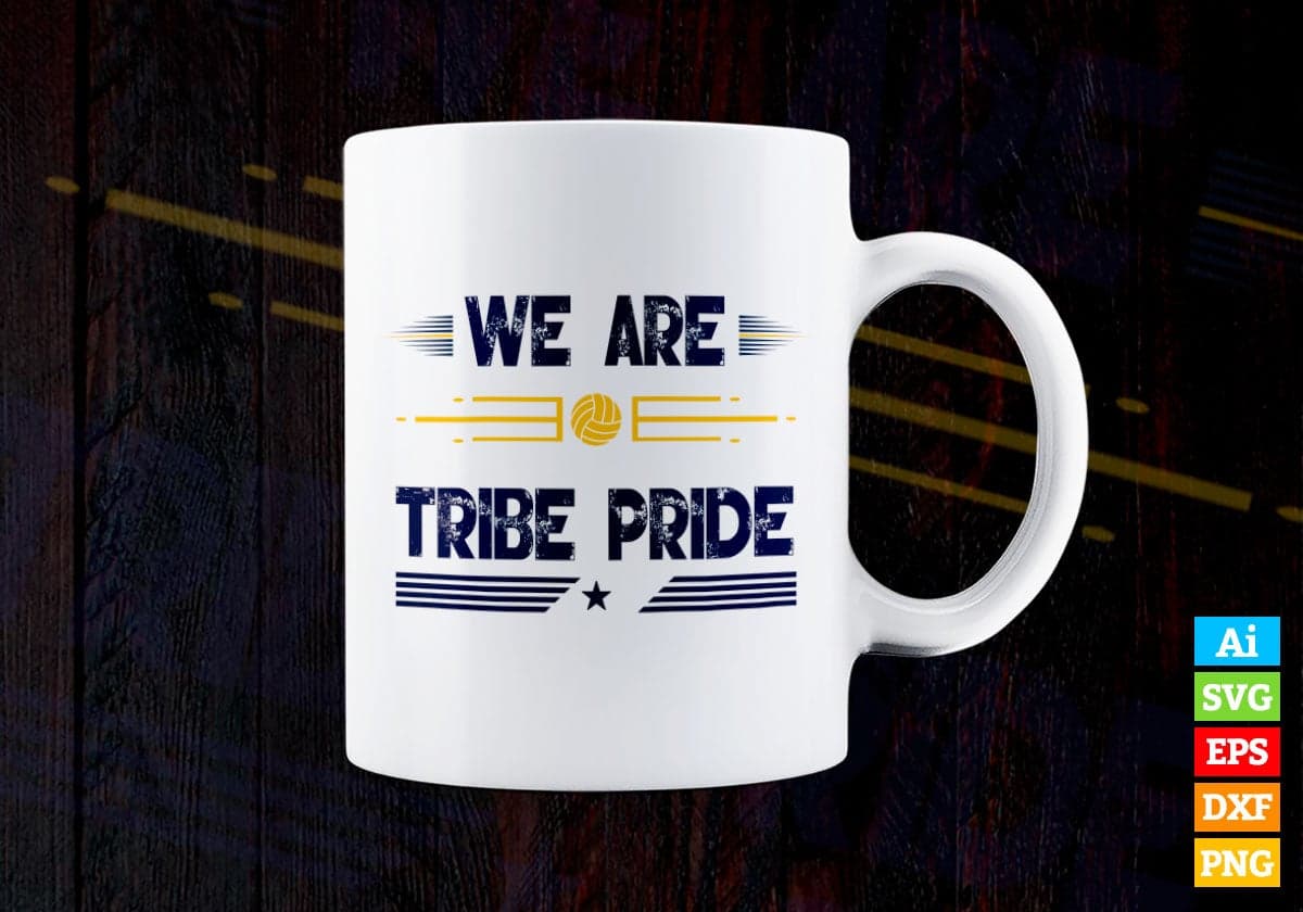 We Are Tribe Pride Volleyball Vector T-shirt Design in Ai Svg Png Files