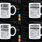 50 Professions Funny Nutrition Facts Editable Vector T-shirt