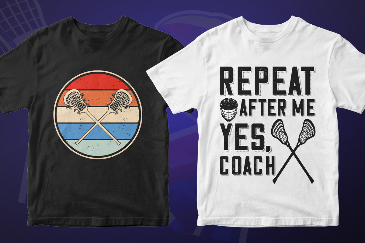 Lacrosse 50 Editable T-shirt Designs Bundle Part 2