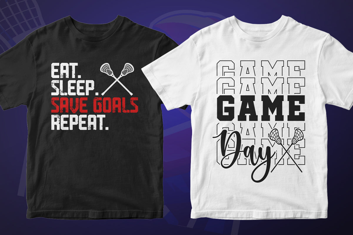 Lacrosse 50 Editable T-shirt Designs Bundle Part 2