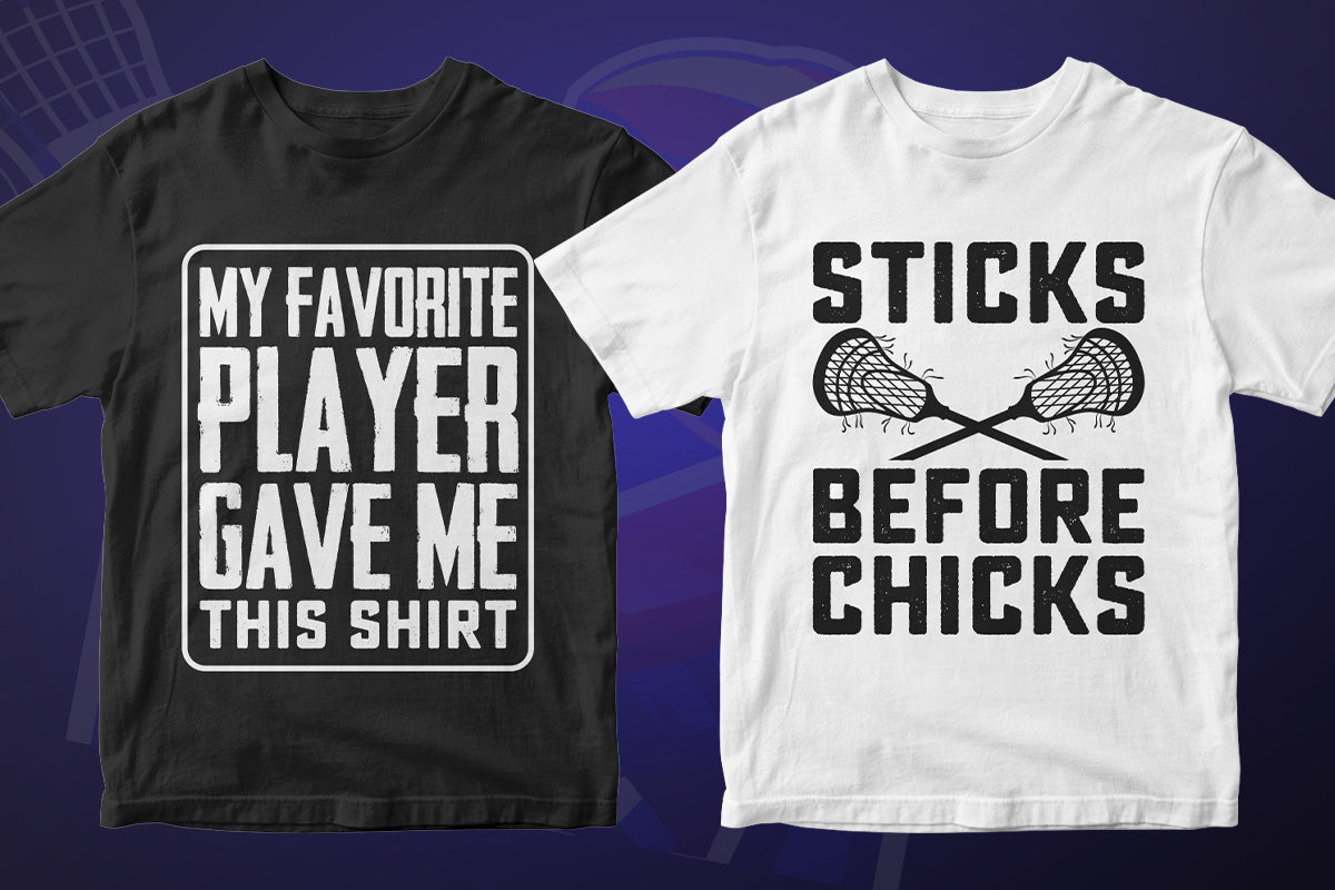 Lacrosse 50 Editable T-shirt Designs Bundle Part 2