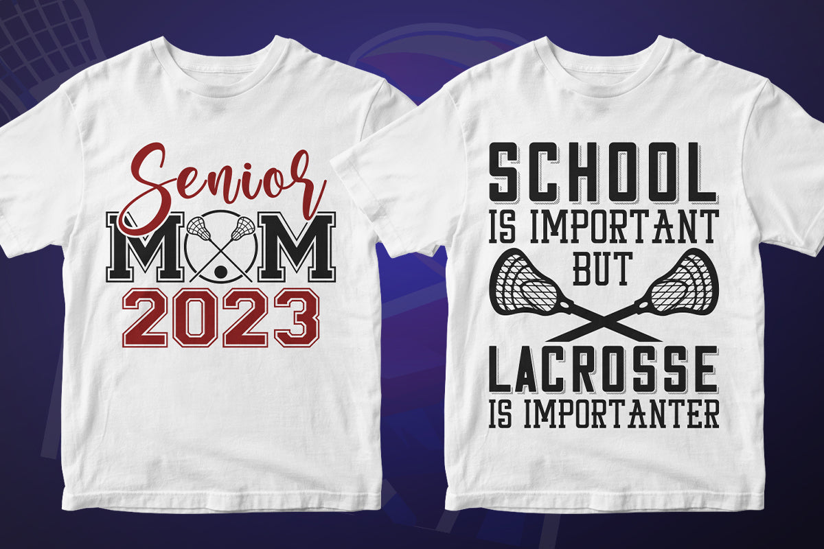 Lacrosse 50 Editable T-shirt Designs Bundle Part 2