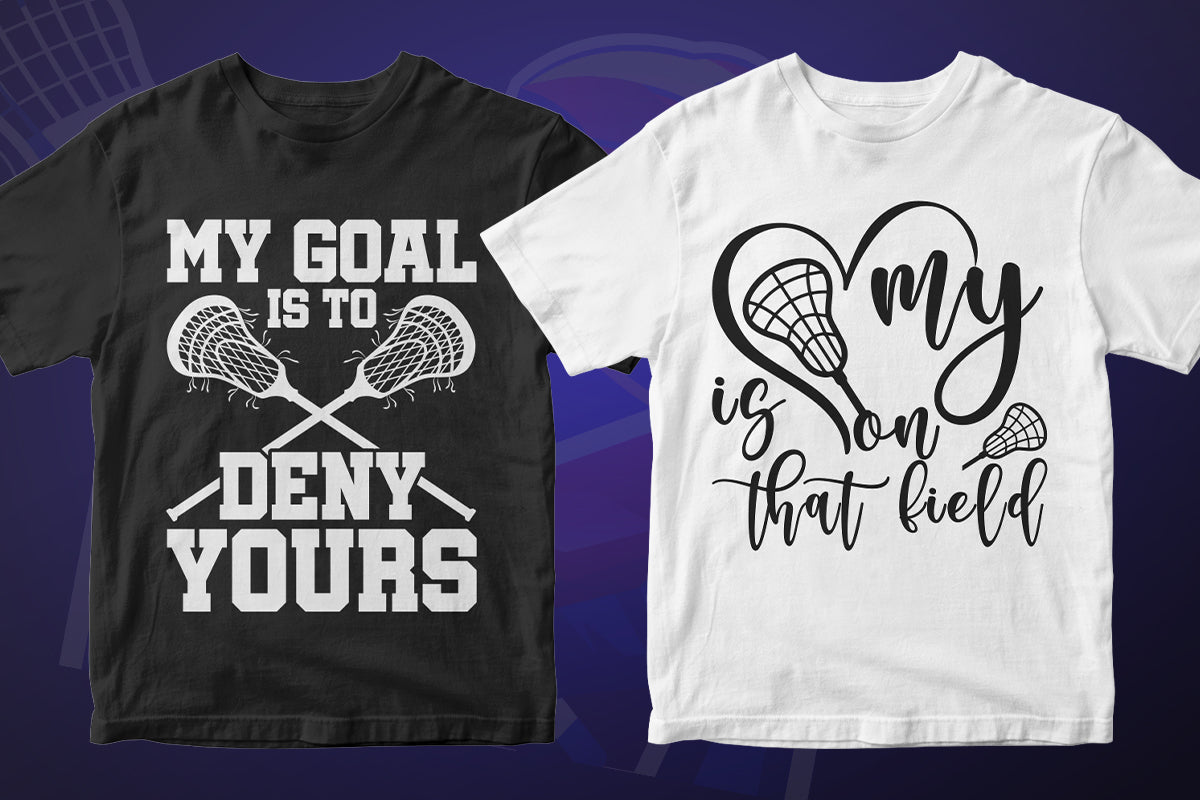 Lacrosse 50 Editable T-shirt Designs Bundle Part 2