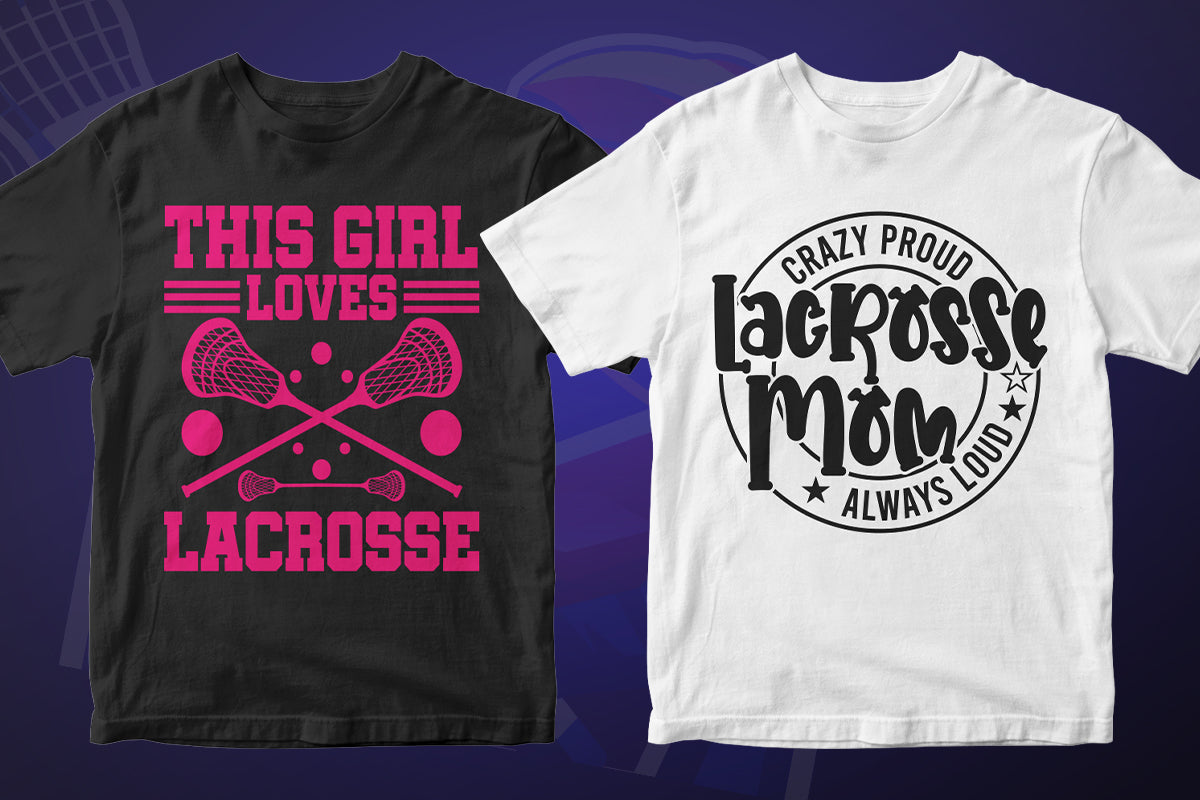 Lacrosse 50 Editable T-shirt Designs Bundle Part 2