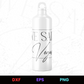 We Said Vegas Editable Bottle Design in Ai Svg Eps Files