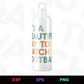 It's a Beautiful Day to Watch Football Light Editable Bottle Design in Ai Svg Eps Files