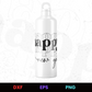 Happy New Year Celebration Editable Bottle Design in Ai Svg Eps Files