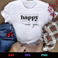 Happy New Year Celebration Editable T-Shirt Design in Ai Svg Eps Files