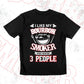 I Like Bourbon My Smoker 3 People Funny BBQ Editable Vector T shirt Design in Ai Png Svg Files.