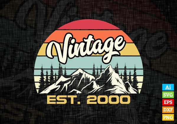 products/22nd-birthday-of-mountain-hiking-lovers-outdoor-vintage-editable-vector-t-shirt-design-in-907.jpg