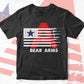 2nd Amendment 4th Of July Vector T shirt Design in Ai Png Svg Printable Files