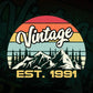 31st Birthday of Mountain Hiking Lovers Outdoor Vintage Editable Vector T-shirt Design in Ai Svg Png Files