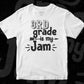 3rd Grade Is My Jam Editable T shirt Design In Ai Svg Png Cutting Printable Files