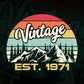 51st Birthday of Mountain Hiking Lovers Outdoor Vintage Editable Vector T-shirt Design in Ai Svg Png Files