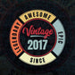 5th Birthday for Legendary Awesome Epic Since 2017 Vintage Editable Vector T-shirt Design in Ai Svg Files