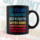 65 Years 780 Months Old Men Vintage Birthday Editable Vector T-shirt Design Svg Files