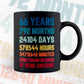 66 Years 792 Months Old Men Vintage Birthday Editable Vector T-shirt Design Svg Files