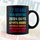 77 Years 924 Months Old Men Vintage Birthday Editable Vector T-shirt Design Svg Files