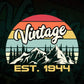 78th Birthday of Mountain Hiking Lovers Outdoor Vintage Editable Vector T-shirt Design in Ai Svg Png Files