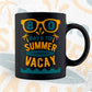 80 Days To Summer Vacay Editable Vector T-shirt Design in Ai Svg Files
